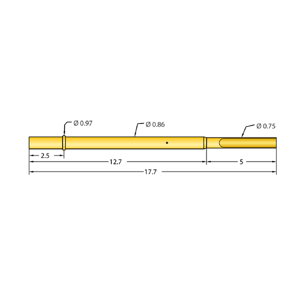 P50 Test Pin Receptacle - Solder Cup (Pack of 10)
