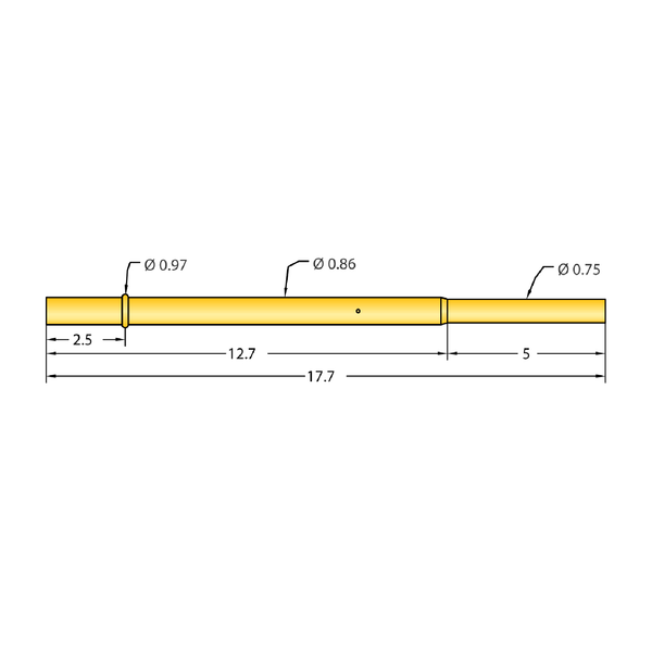 P50 Test Pin Receptacle - Crimp, (Pack of 10)