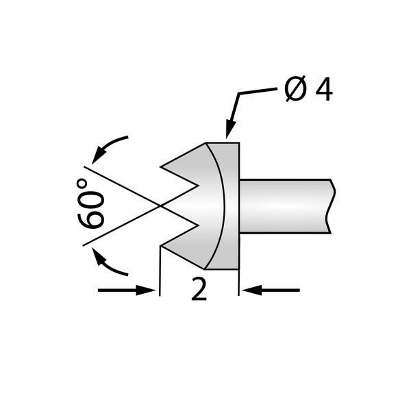 P156 Test Pin - Serrated Head, 250g Spring 3A (Pack of 10)