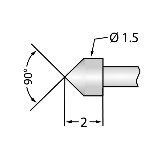 P160 Test Pin - 90° Convex Head, 200g Spring, 3A (Pack of 10) – PCB ...
