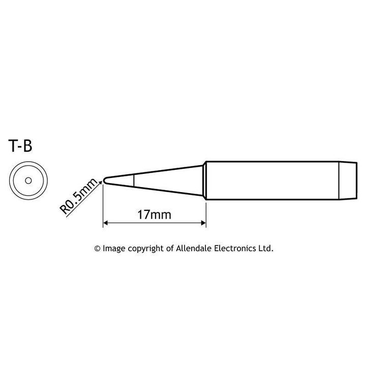 Aoyue Soldering Iron Tip T Type SI KIT 06 10109 T B DIMENSIONS