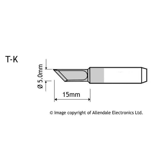 Aoyue Soldering Iron Tip T Type SI T K k drawing