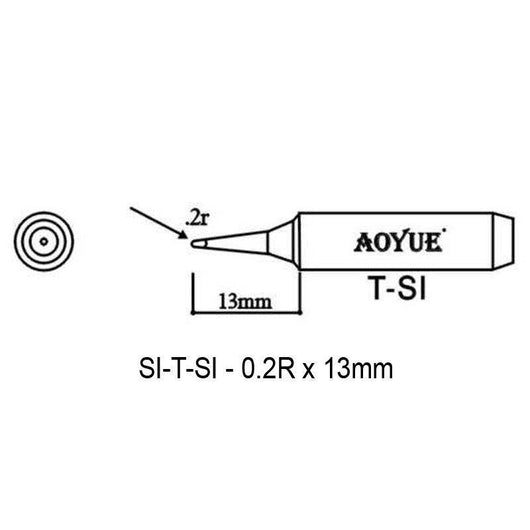 Aoyue Soldering Iron Tip T Type SI T SI si drawing