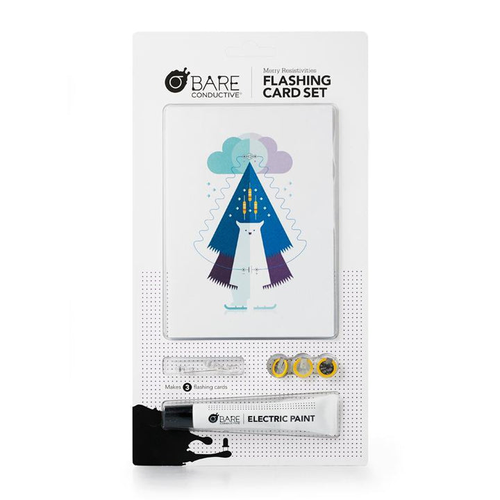 Bare Conductive Flashing Card SKU 0704 10109 SC BC FC MR PACK