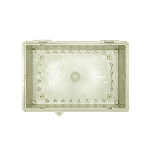 Cases and Enclosures ABS Plastic Enclosure EN WME 20C 2 10109 Bottom View ABS Wall Mount Plastic Enclosure closed EN WME 20C 2