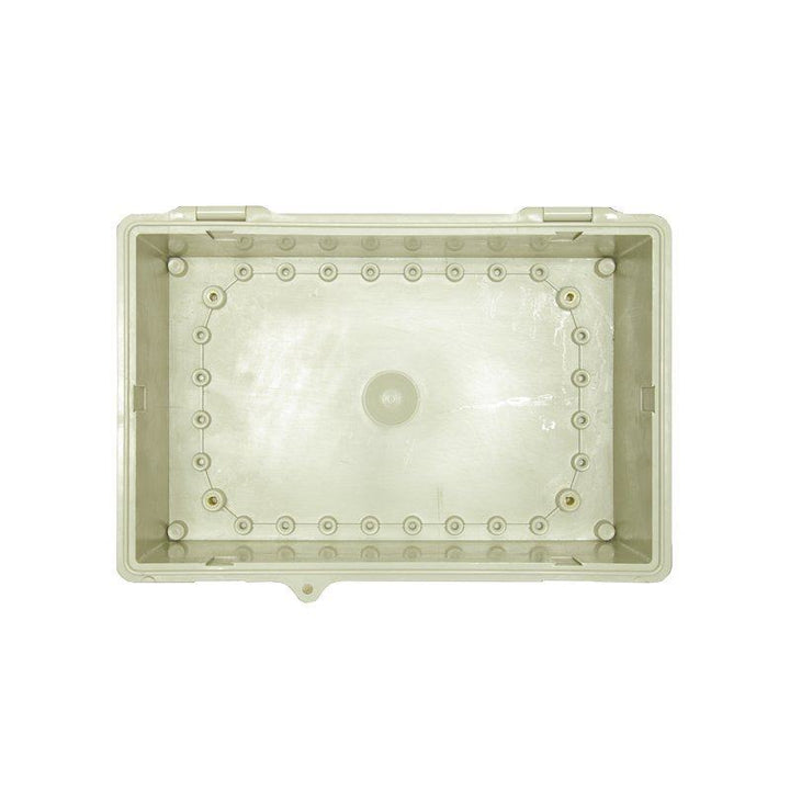 Cases and Enclosures ABS Plastic Enclosure EN WME 20C 2 10109 Bottom View ABS Wall Mount Plastic Enclosure closed EN WME 20C 2