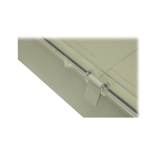 Cases and Enclosures ABS Plastic Enclosure EN WME 20C 6 1 10109 close up catch ABS Wall Mount Plastic Enclosure EN WME 20C 6 1
