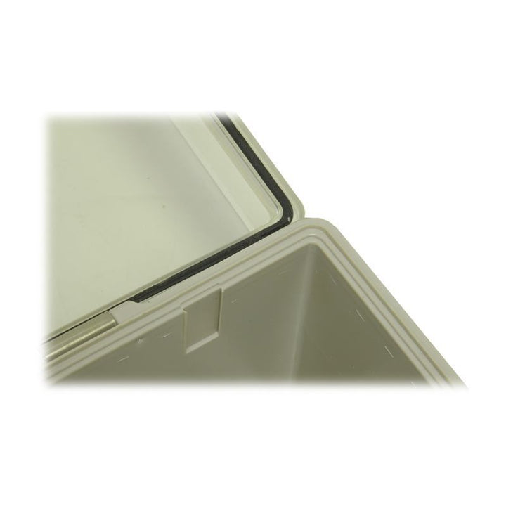 Cases and Enclosures ABS Plastic Enclosure EN WME 20C 6 1 10109 close up seal ABS Wall Mount Plastic Enclosure EN WME 20C 6 1