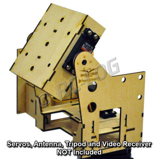 Eagle Tree Systems PanTilt Pod Kit RL PAN TILT 10109 Pan Tilt Mounting For EagleEyes Antenna Tracker Side View 2 RL PAN TILT