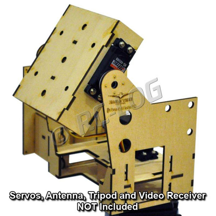 Eagle Tree Systems PanTilt Pod Kit RL PAN TILT 10109 Pan Tilt Mounting For EagleEyes Antenna Tracker Side View 2 RL PAN TILT
