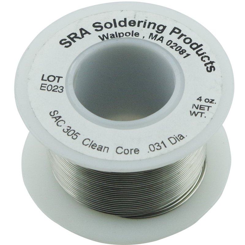 Indium CW-818 SAC 305 No Clean Cored Wire Solder Lead Free